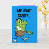 フランケンシュタインキャンデーモンスター カード (黄色い花)