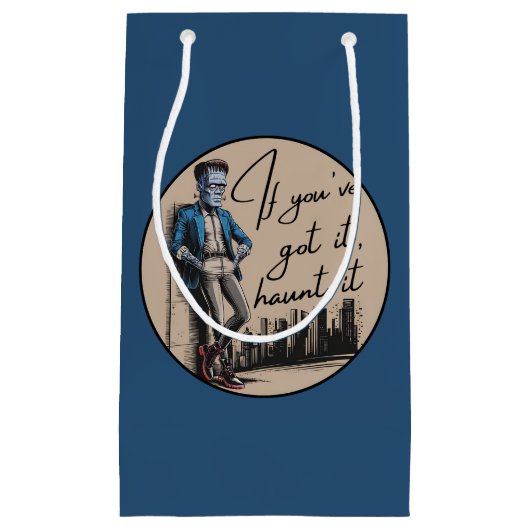 フランケンシュタインクールよもしよ得、聞いてくれ スモールペーパーバッグ (正面)