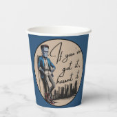 フランケンシュタインクールよもしよ得、聞いてくれ 紙コップ (裏面)