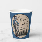 フランケンシュタインクールよもしよ得、聞いてくれ 紙コップ (正面)