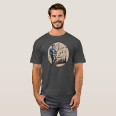 フランケンシュタインクールよもしよ得、聞いてくれ Tシャツ (正面フル)