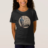 フランケンシュタインクールよもしよ得、聞いてくれ Tシャツ (正面)