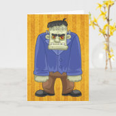 フランケンシュタイングリーティングカード カード (黄色い花)
