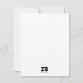 フランケンシュタイングリーティングカード ノートカード (裏面)