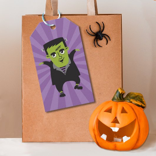 フランケンシュタインハッピーハローウィン ギフトタグ