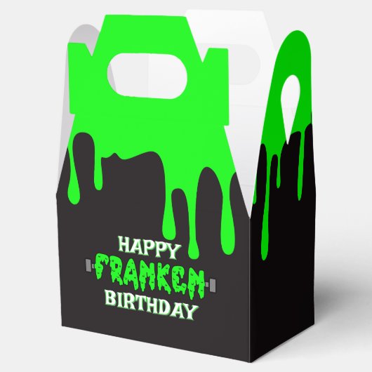 フランケンシュタインハッピーバースデーハロウィングリーンスライム フェイバーボックス (オープン)
