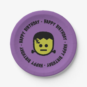 フランケンシュタインハロウィンの誕生日の紙皿 ペーパープレート