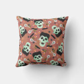 フランケンシュタインハロウィーンスカル装飾用クッション クッション (裏面)