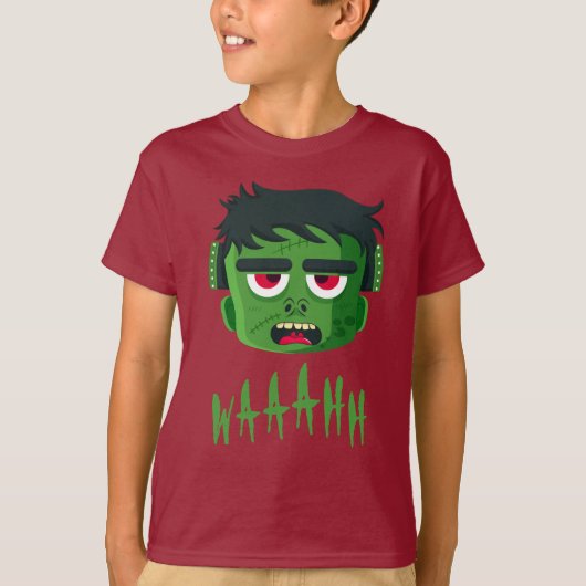 フランケンシュタインハロウィーン Tシャツ (正面)