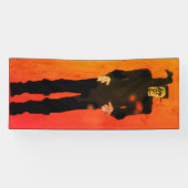 フランケンシュタインハローウィンパーティアートトールホラー 横断幕 (横)