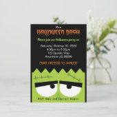 フランケンシュタインハローウィンパーティ招待状 招待状 (スタンド正面)