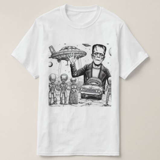 フランケンシュタインバリアントTシャツ Tシャツ (デザイン正面)