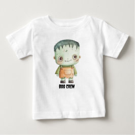 フランケンシュタインパーソナライズされたと一緒の「Boo Crew」Tシャツ ベビーTシャツ