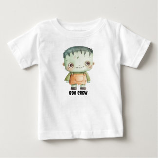 フランケンシュタインパーソナライズされたと一緒の「Boo Crew」Tシャツ ベビーTシャツ
