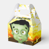 フランケンシュタインブーモンスターキッズパーティー フェイバーボックス (裏面サイド)