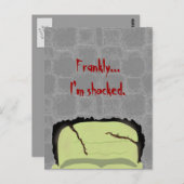 フランケンシュタインプンハロウィンポストカード ポストカード (正面/裏面)