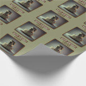 フランケンシュタインヘッドチョコレートケーキ ラッピングペーパー (角)