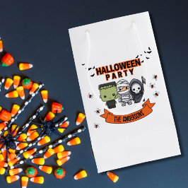 フランケンシュタインママ死神ハロウィ不気味ン スモールペーパーバッグ