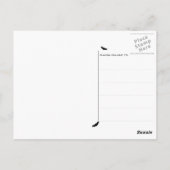 フランケンシュタインミードラキュラハロウィーンモンスターパーティー ポストカード (裏面)