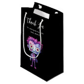 フランケンシュタインモンスタおもしろいー・ハロウィーンおもしろいありがとう スモールペーパーバッグ (正面アングル)