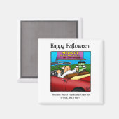 フランケンシュタインモンスタおもしろいー・ユーモア・マグネット マグネット (正面/裏面)