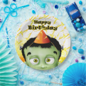 フランケンシュタインモンスターハロウィーン誕生日パーティー ペーパープレート (パーティー)