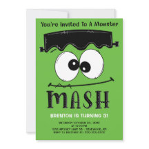 フランケンシュタインモンスターマッシュハロウィーン誕生日パーティー