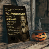 フランケンシュタインモンスターヴィンテージハロウィーン大人パーティー 招待状