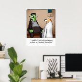 フランケンシュタインユーモア・モンスターポスター ポスター (ホームオフィス)