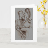 フランケンシュタイン夫人 カード (黄色い花)