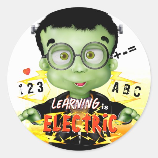 フランケンシュタイン幼稚園 ラウンドシール (正面)