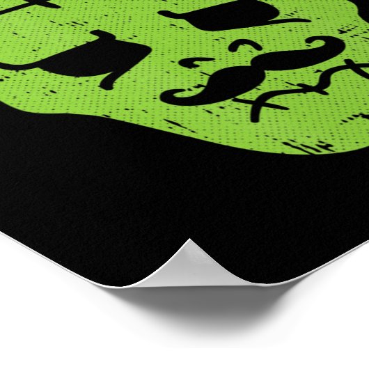 フランケンシュタイン怠惰ハロウィーン衣装ホラー映画M ポスター (角)