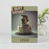 フランケンシュタイン誕生日カード シーズンカード (スタンド正面)