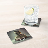 フランケンシュタイン誕生日チョコレートケーキ –  ペーパーコースター (インサイチュ)