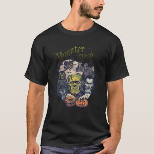 フランケンシュタイン おもしろ レトロ モンスター マッシュ ホラー映画 Tシャツ