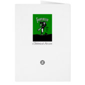 フランケンシュタイン – グリーティングカード/ハロウィーン (裏面)