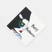 フランケンシュタイン・ナプキンスのハロウィーン花嫁 スタンダードランチョンナプキン (角)