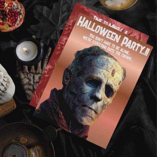 フランケンシュタイン ハロウィンパーティー 招待状