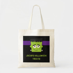 フランケンシュタイン・ハロウィン・ステッカー、キッズ・ハロウィン トートバッグ