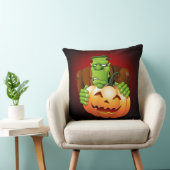フランケンシュタイン・モンスターマンガとカボチャ クッション (椅子)