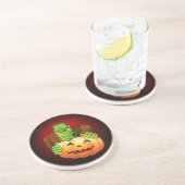 フランケンシュタイン・モンスターマンガとカボチャ コースター (側面)