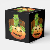 フランケンシュタイン・モンスターマンガとカボチャ フェイバーボックス (裏面サイド)