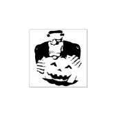 フランケンシュタイン・モンスターマンガとカボチャ ラバースタンプ (インプリント)