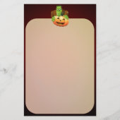 フランケンシュタイン・モンスターマンガとカボチャ 便箋 (正面)