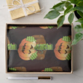 フランケンシュタイン・モンスターマンガとカボチャ 薄葉紙 (ギフト)