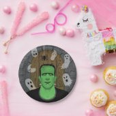 フランケンシュタイン&幽霊たち ペーパープレート (パーティー)