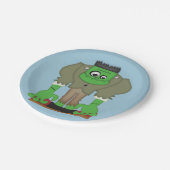 フランケンシュタインMosterの紙皿 ペーパープレート (アングル)