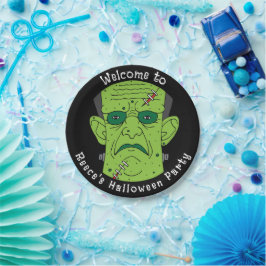 フランケンシュテインズモンスターキッズハローウィンパーティ ペーパープレート