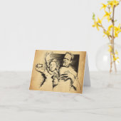 フランケンセルフィーの挨拶状 カード (黄色い花)