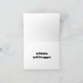 フランケンセルフィーの挨拶状 カード (内部)